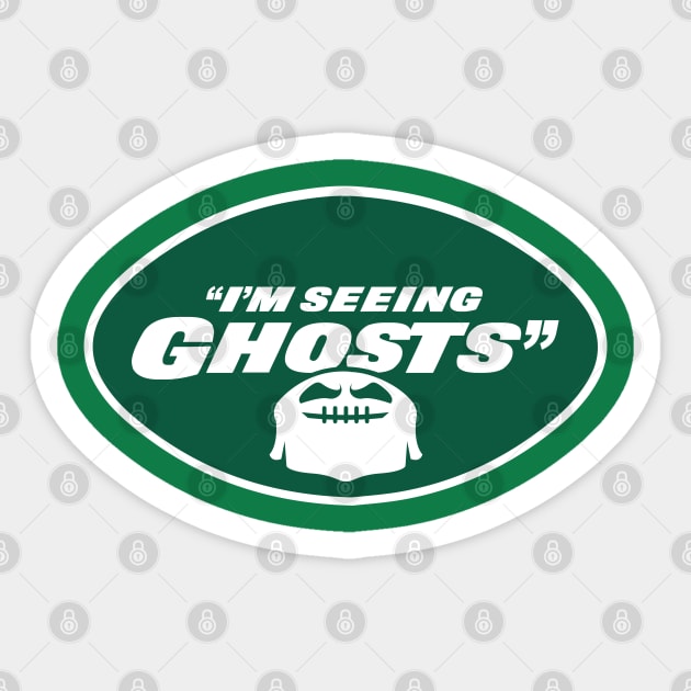 I'm Seeing Ghosts Sticker by Gimmickbydesign